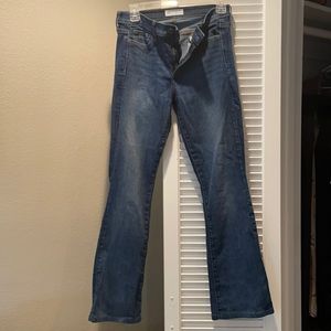 Gap Baby Bootcut Mid-Rise Dark Wash Jeans